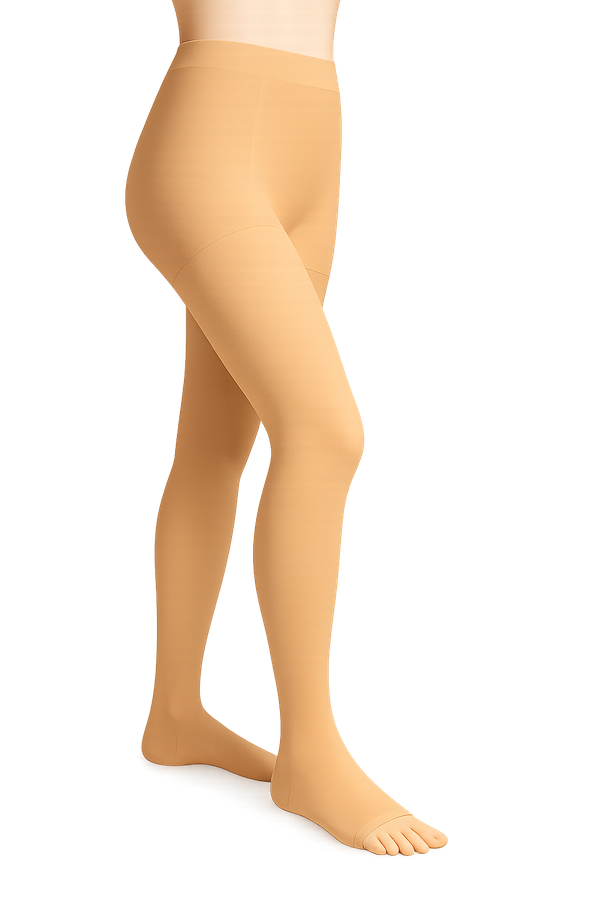 Medical pantyhose compression garment