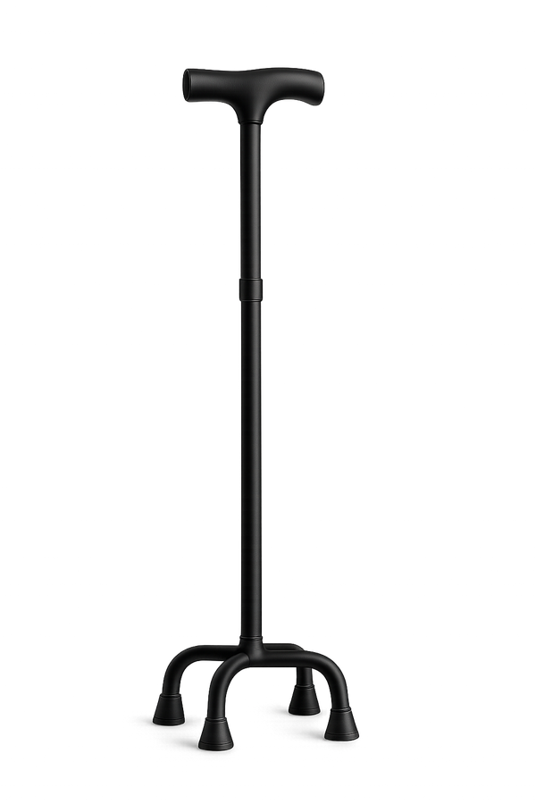 Quad walking cane